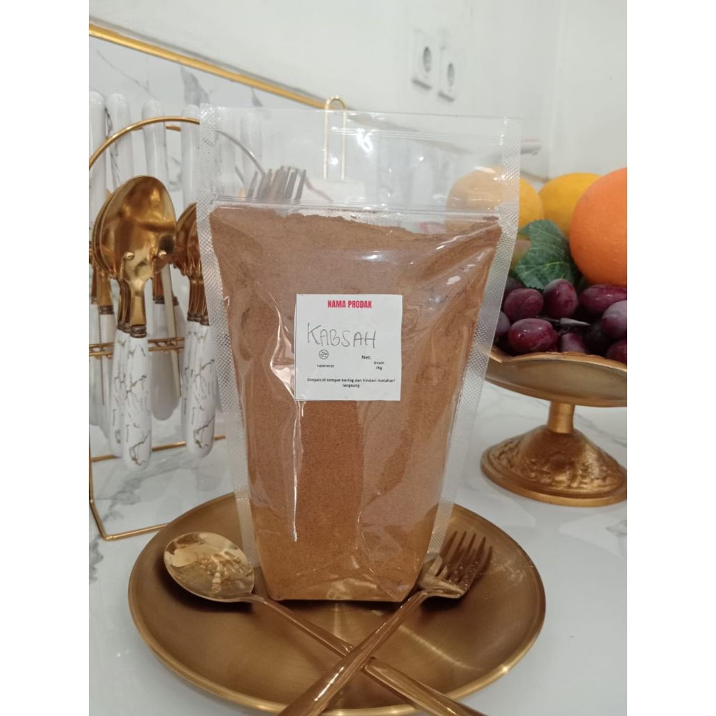 

Bumbu Kabsah 500 Gram / Bumbu Kabsah Bubuk Praktis