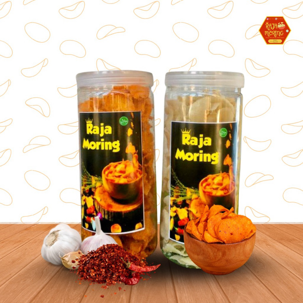 

Moring Cimol Kering Pedas 300g Snack Pedas Keripik - Raja Moring