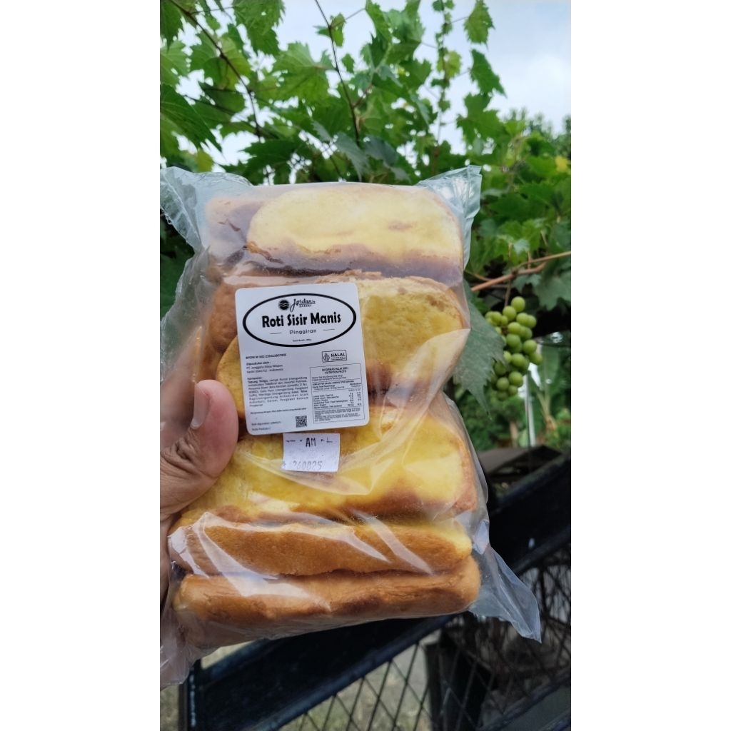 

Roti Sisir Pinggiran Jordan Bakery Mentega isi 24 Slice
