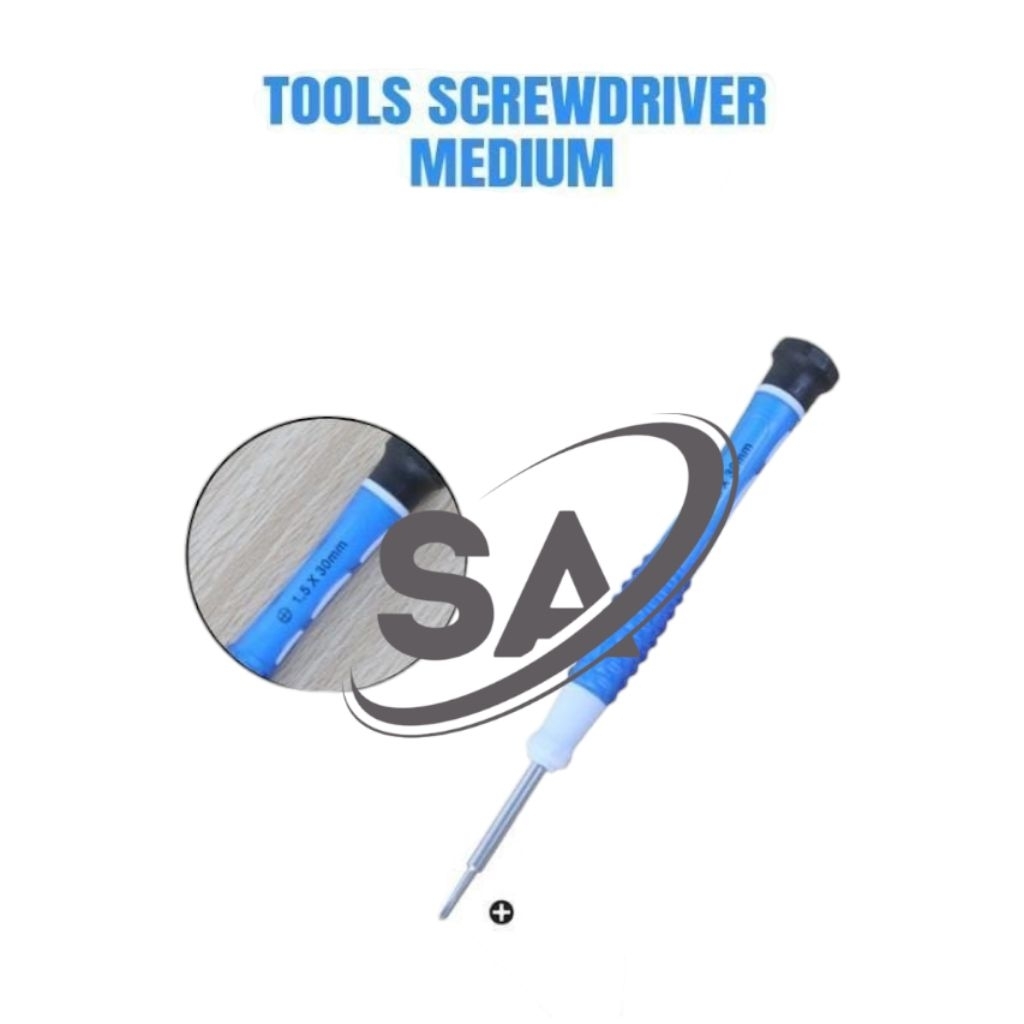 OBENG SET MINI + OBENG PLUS 1,5 × 25MM OBENG PEMBUKA COVER HP ALAT SERVICE HP