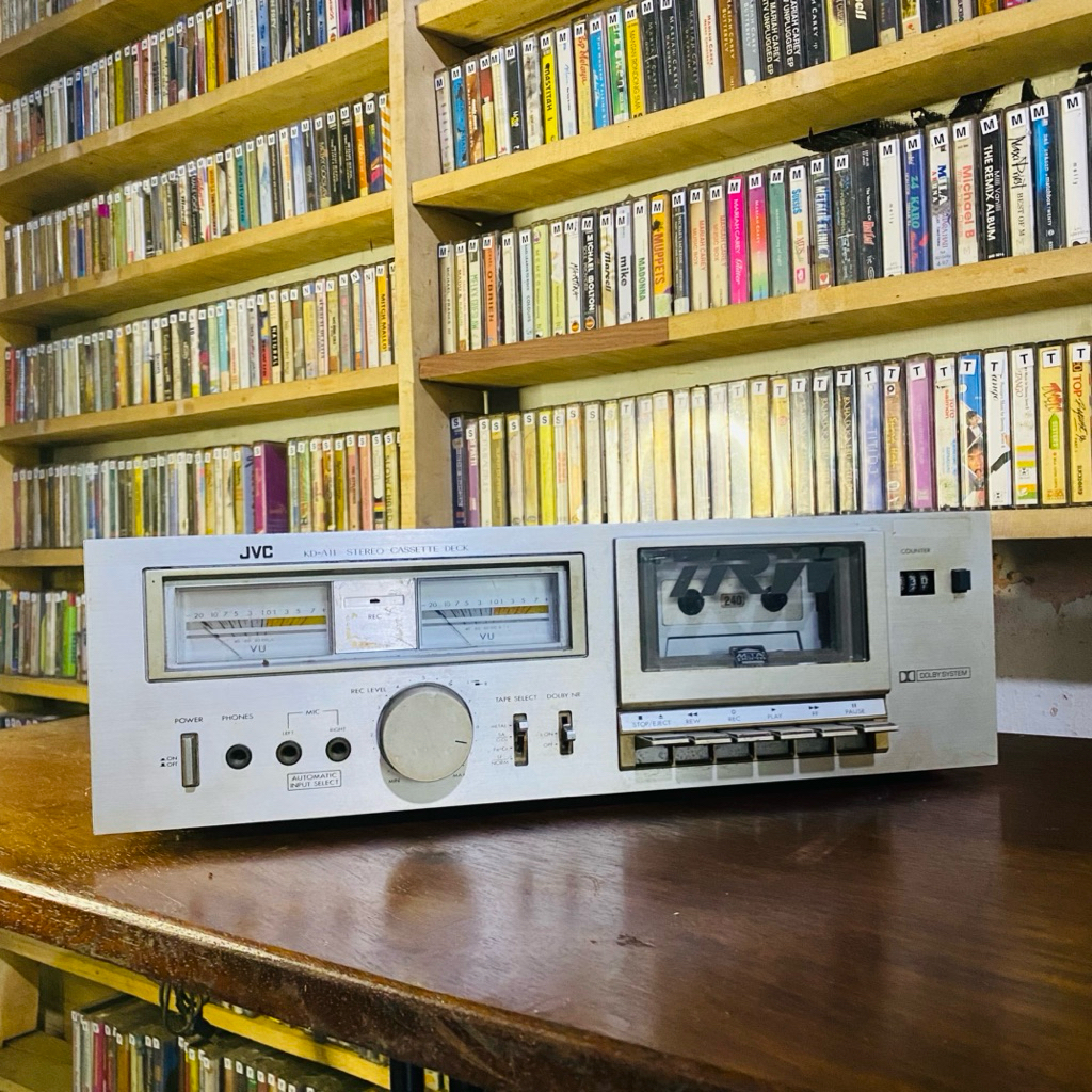 Tape Deck JVC KD-A11 – Pajangan Vintage untuk Studio atau Kafe (Non-Fungsi, Bisa Nego)