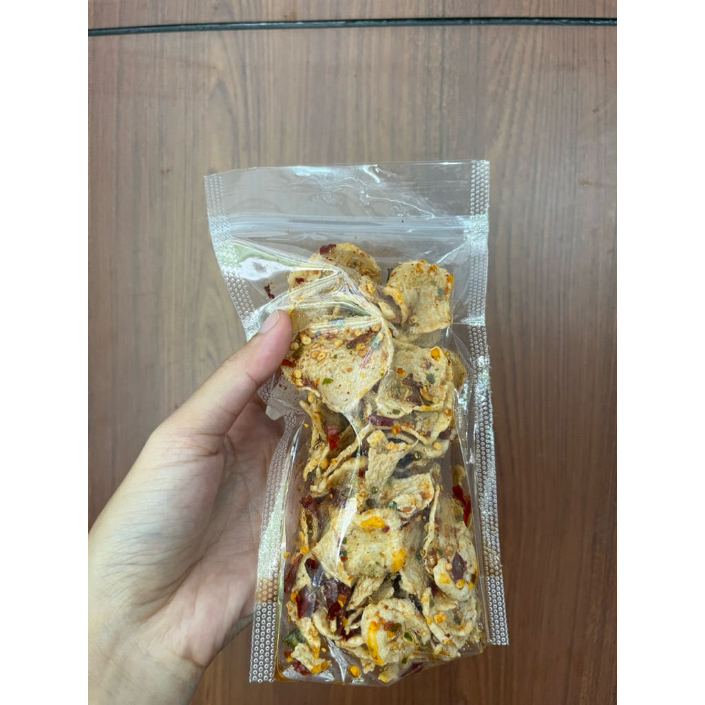 

Basreng bakso goreng bumbu super pedas daun jeruk