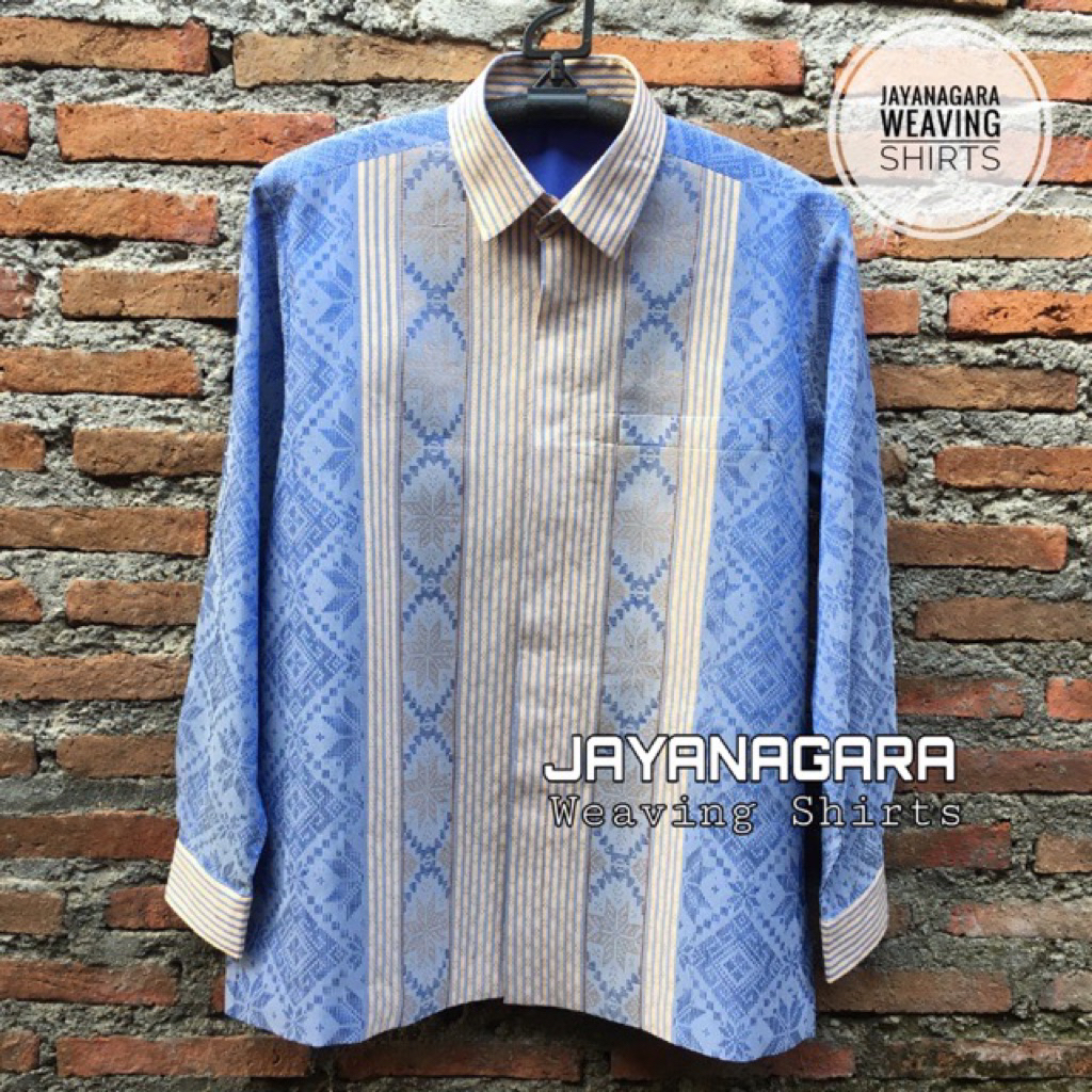 Kemeja Tenun Jayanagara Original Handmade 071