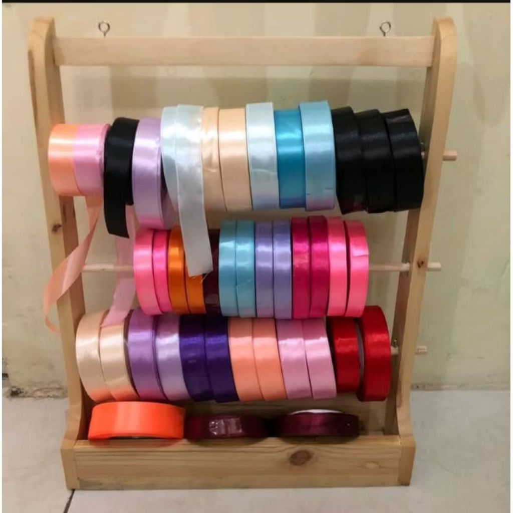 RAK PITA SATIN GANTUNG SERBA GUNA RAK DINDING PITA JATI BELANDA