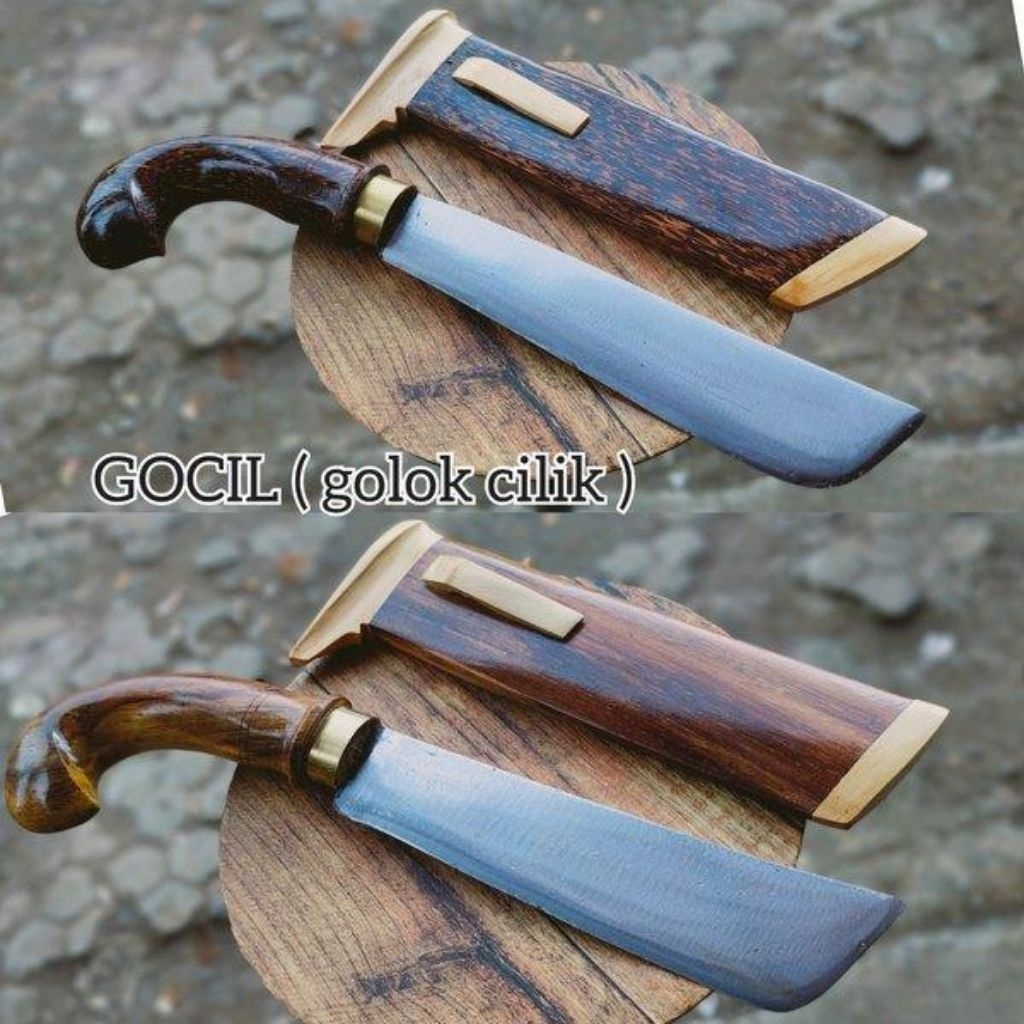 golok potong kayu golok serbaguna golok baja kualitas siap pakai 035
