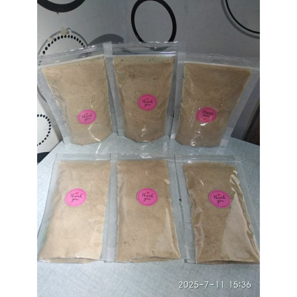 

jahe emprit bubuk siap saji/ serbuk jahe emprit / jahe bubuk /obat herbal / jahe emprit