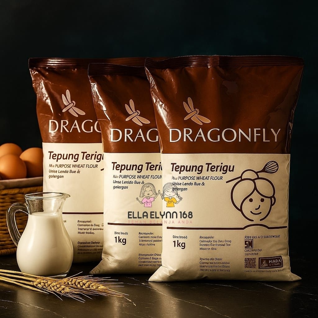 

Tepung Terigu Dragonfly1kg Protein Rendah