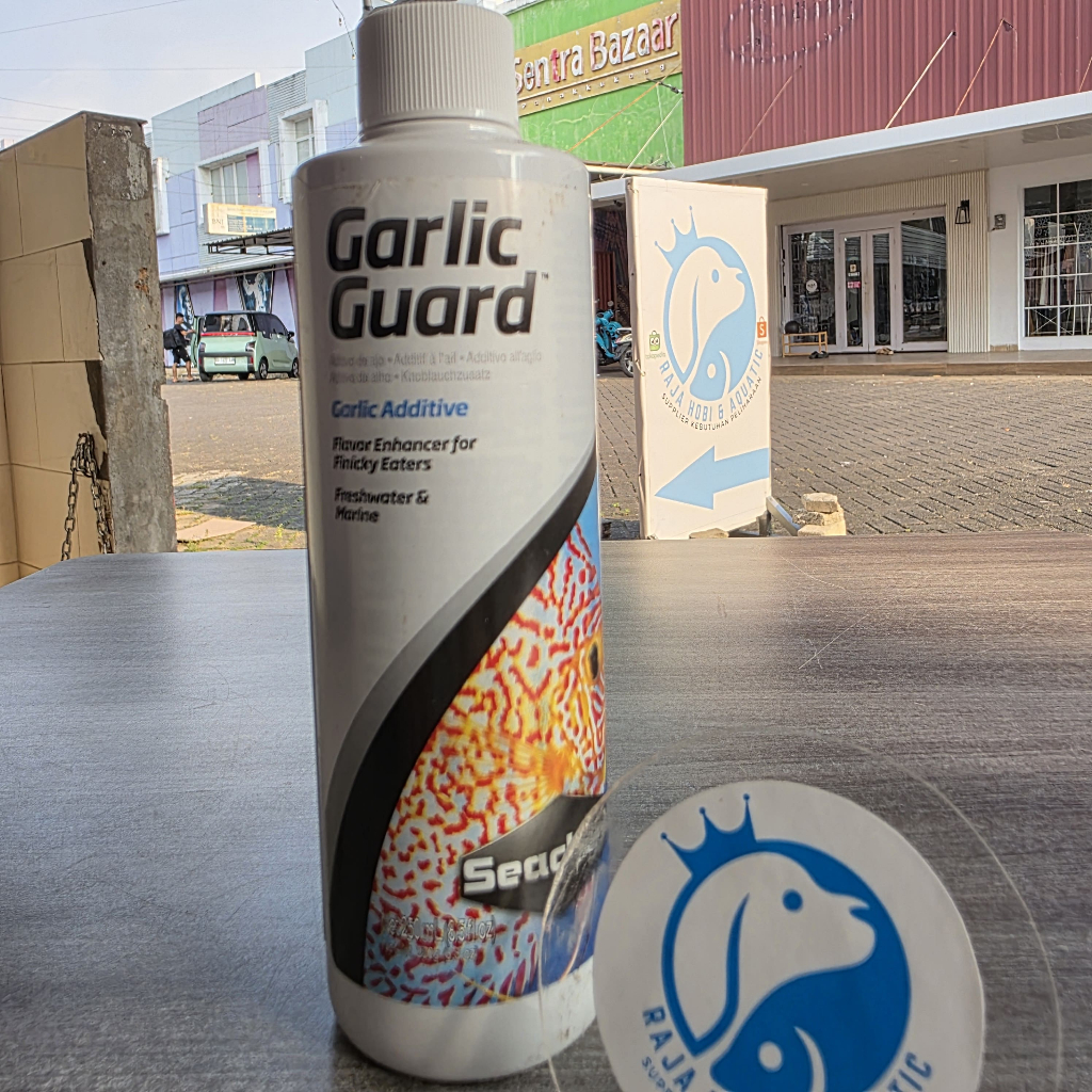 SEACHEM GARLIC GUARD 250ML 250 ML GARLICGUARD VITAMIN PROBIOTIK IKAN DISKUS ANGEL FISH DISCUS SUPLEM