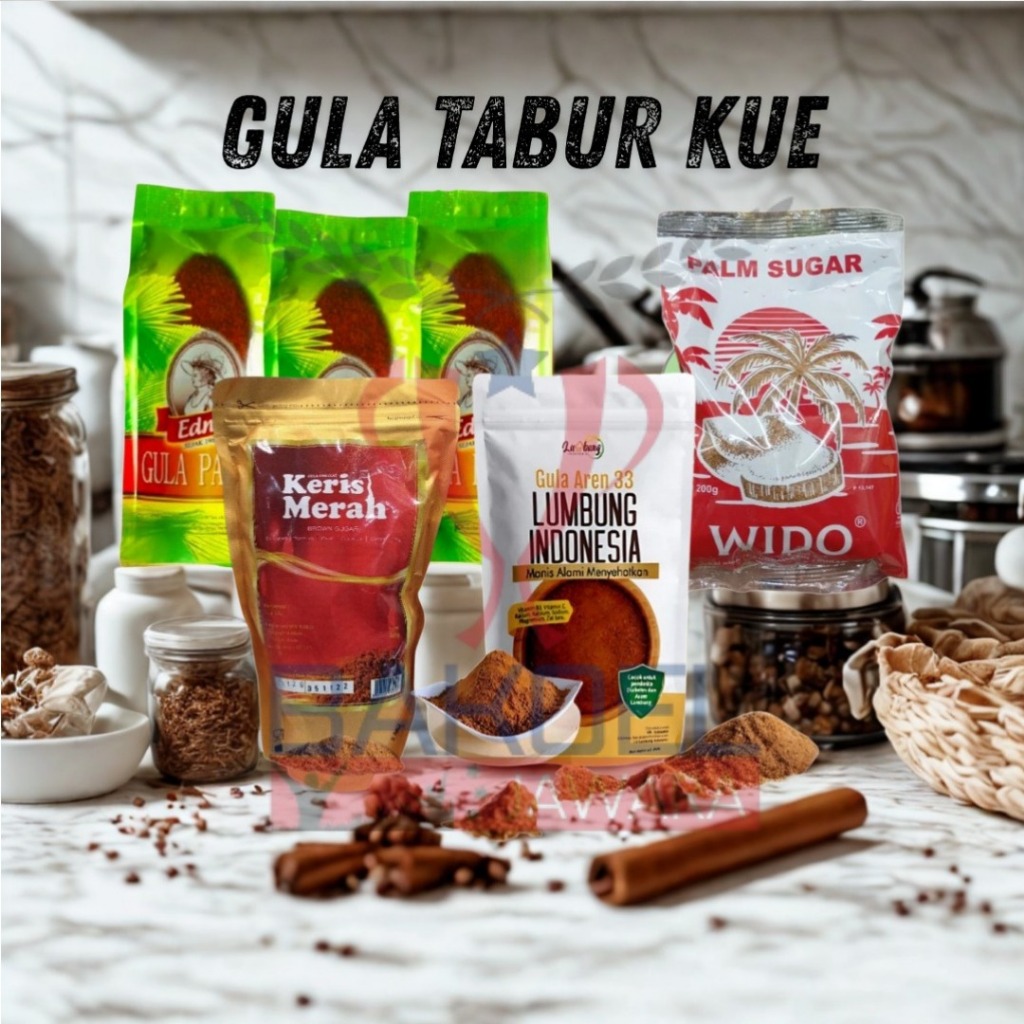 

( 200g 400g ) PALM SUGAR WIDO AREN GRANULE EDNA GULA PALEM BROWN SUGAR LIGHT KERIS MERAH