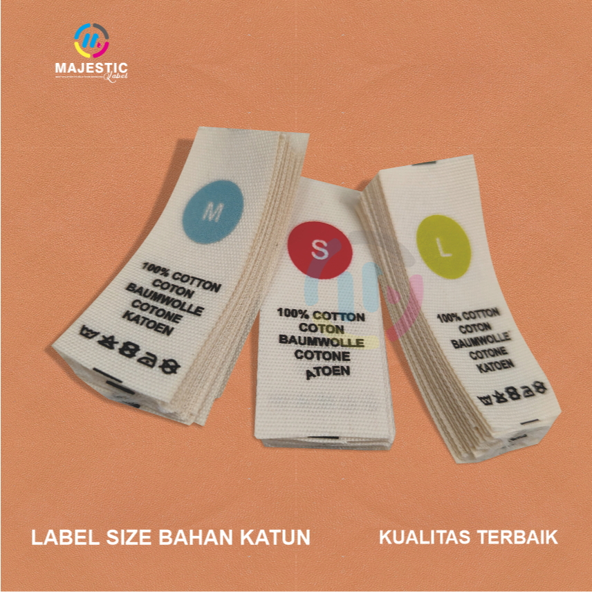 

100 pcs label size wahing, label washing size, CUSTOM LABEL SIZE,label baju size