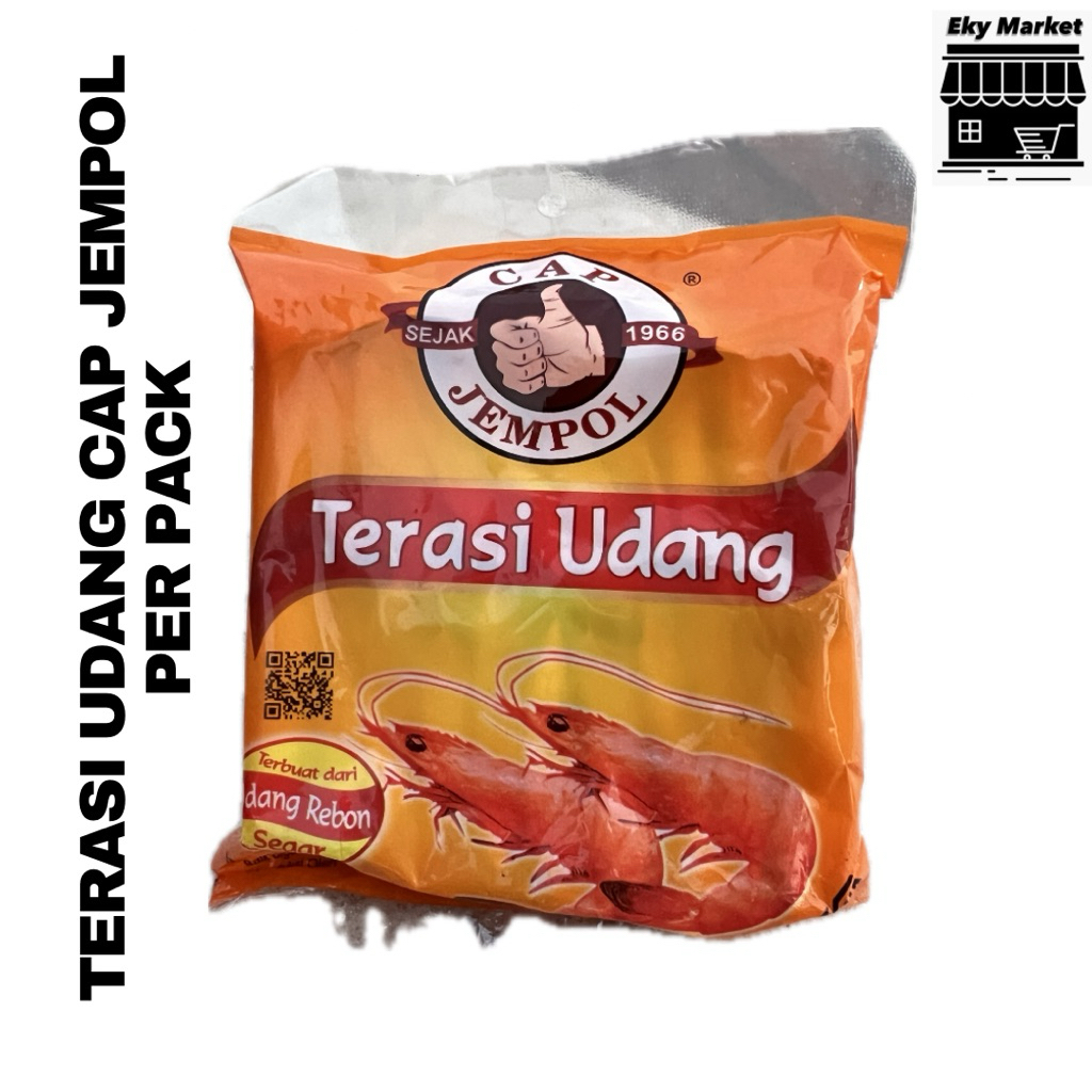 

TERASI UDANG CAP JEMPOL 1 PACK ISI 20 pcs DARI UDANG REBON ASLI