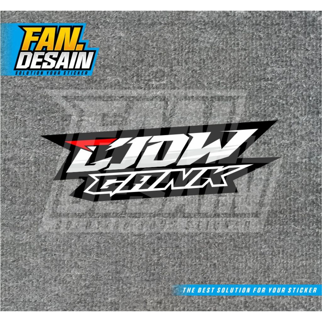 STIKER CJDW GANK STIKER ADITAMA ES CAMPUR STICKER CJDW GANK V2 LOGO CJDW 2025 V2