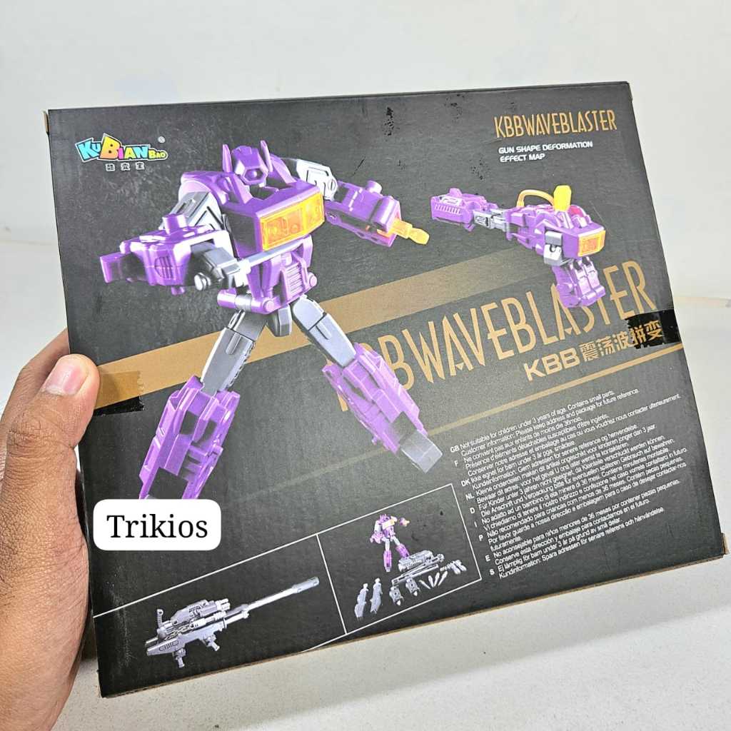 KUBIANBAO Plastic Model Kit Mokit Rakit Robot Transformation G1 Shockwave Shock Wave G1