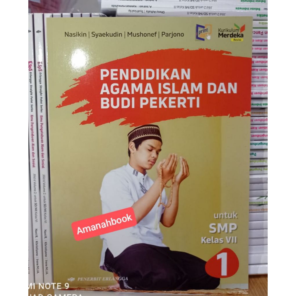 Buku Agama Islam SMP Kelas 7 Kurikulum Merdeka Erlangga Revisi