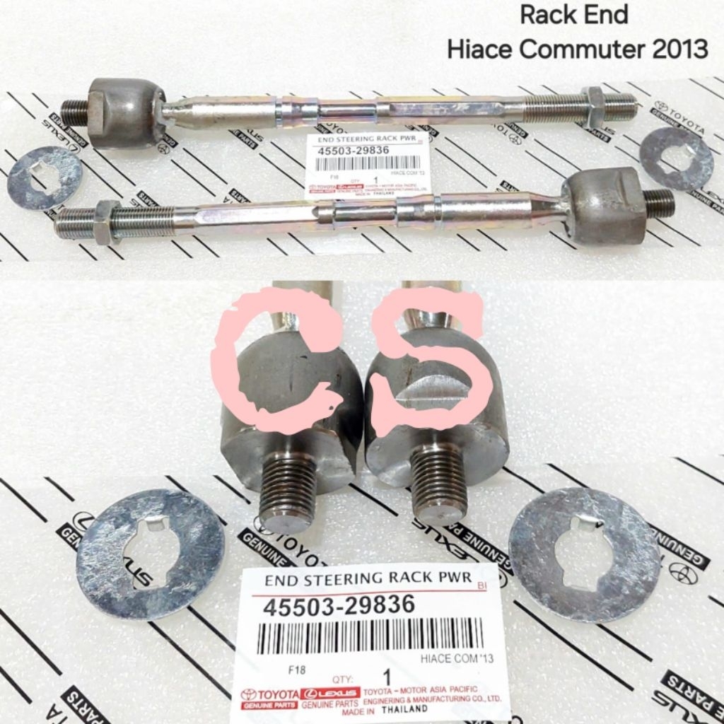 RACK END TOYOTA HIACE COMMUTER 2013