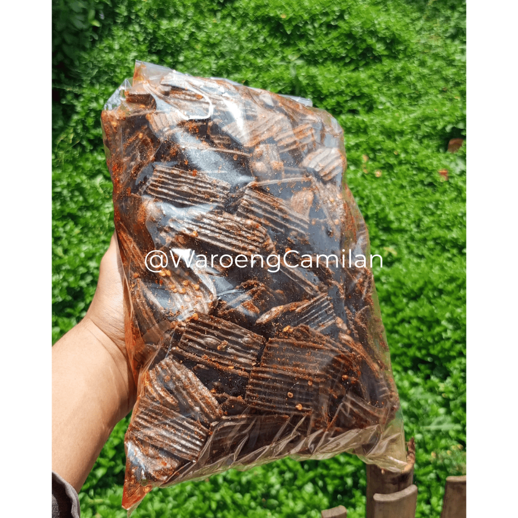 

Kerupuk jengkol seblak kerupuk jengkol pedas daun JERUK isi 1 kg