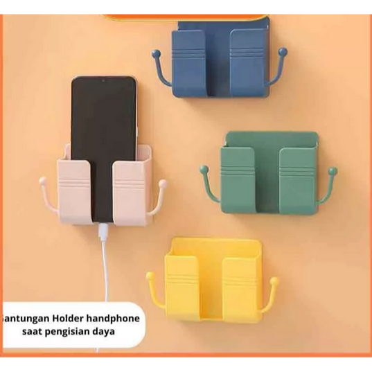 HOLDER HP DINDING + PENGAIT / Tempat HP Case Dinding / HOLDER TEMPEL DINDING SERBAGUNA