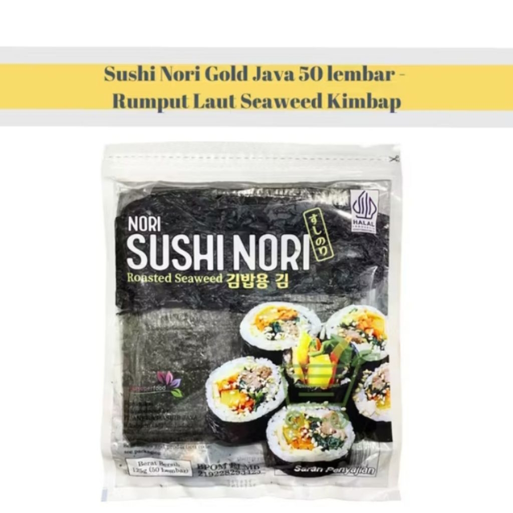 

SUSHI NORI JAVA 50 LEMBAR HALAL DAN ENAK