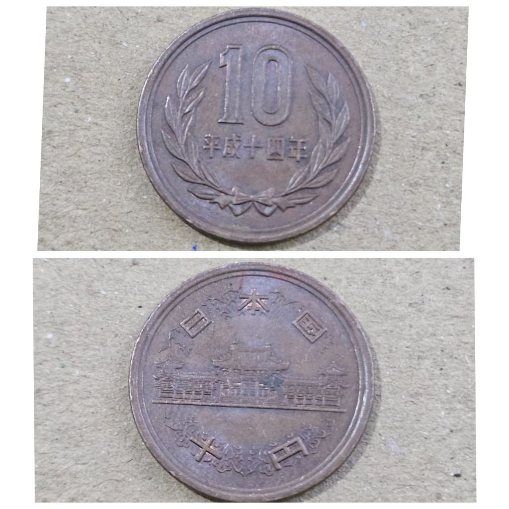 Koleksi Unik Negara Jepang 10 Yen Kondisi Koin Utuh Bagus Dijamin 100% Original