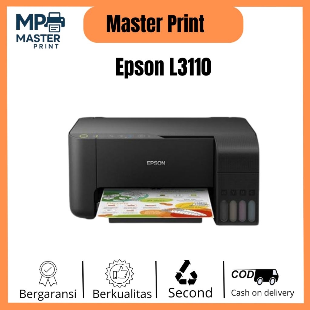 Printer Epson L3110 l3110 warna print Scan copy second