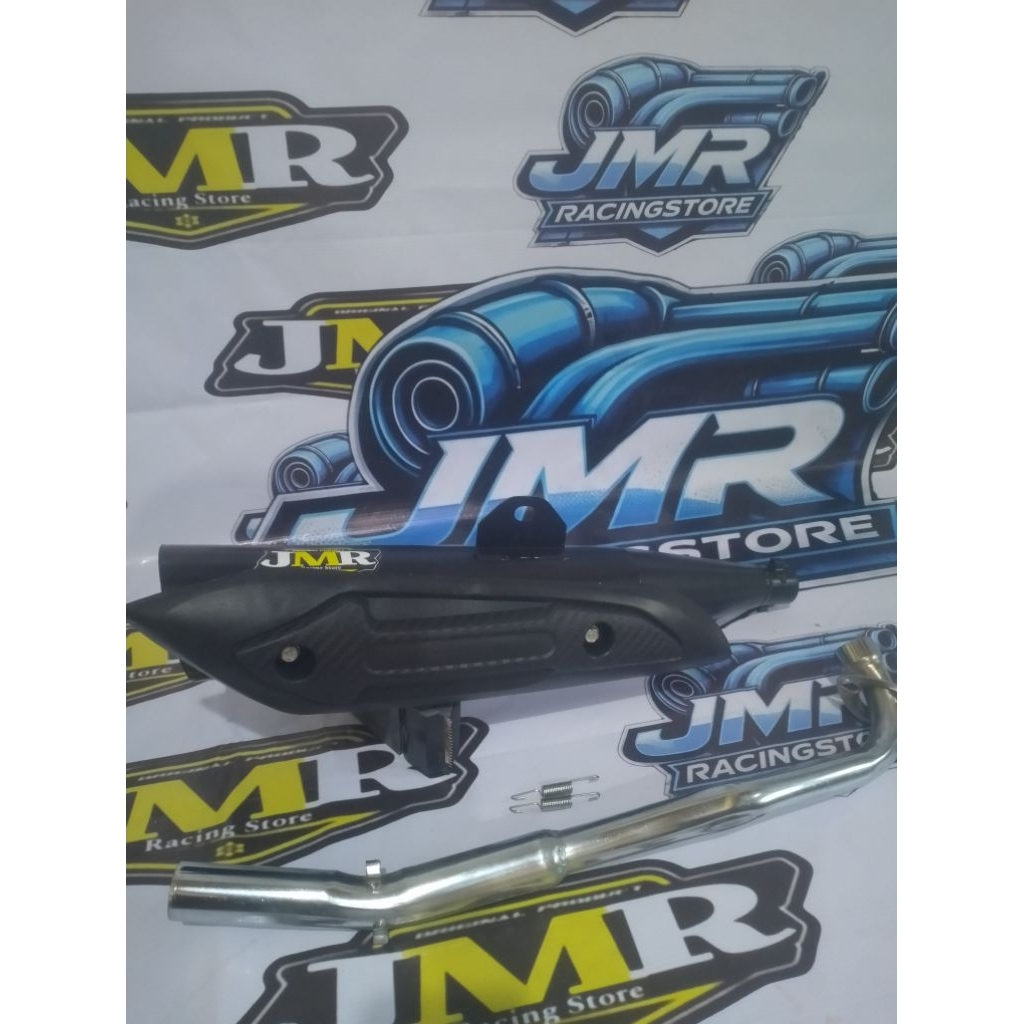 knalpot stugigi standar racing JMR termurah terlaris full bass adem Gerung. Supra, Supra x-125, kari