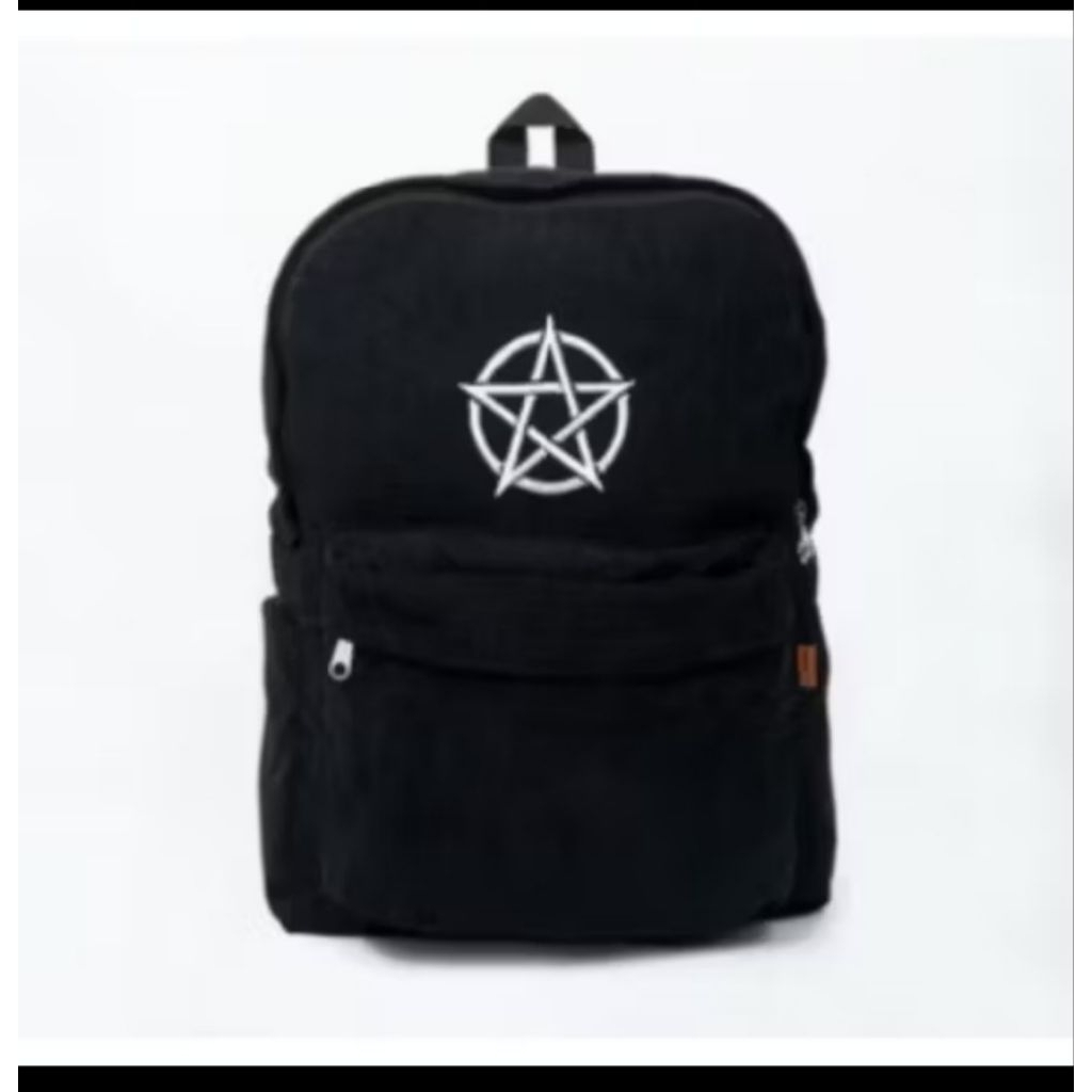 Tas ransel corduroy pria / tas ransel anti air