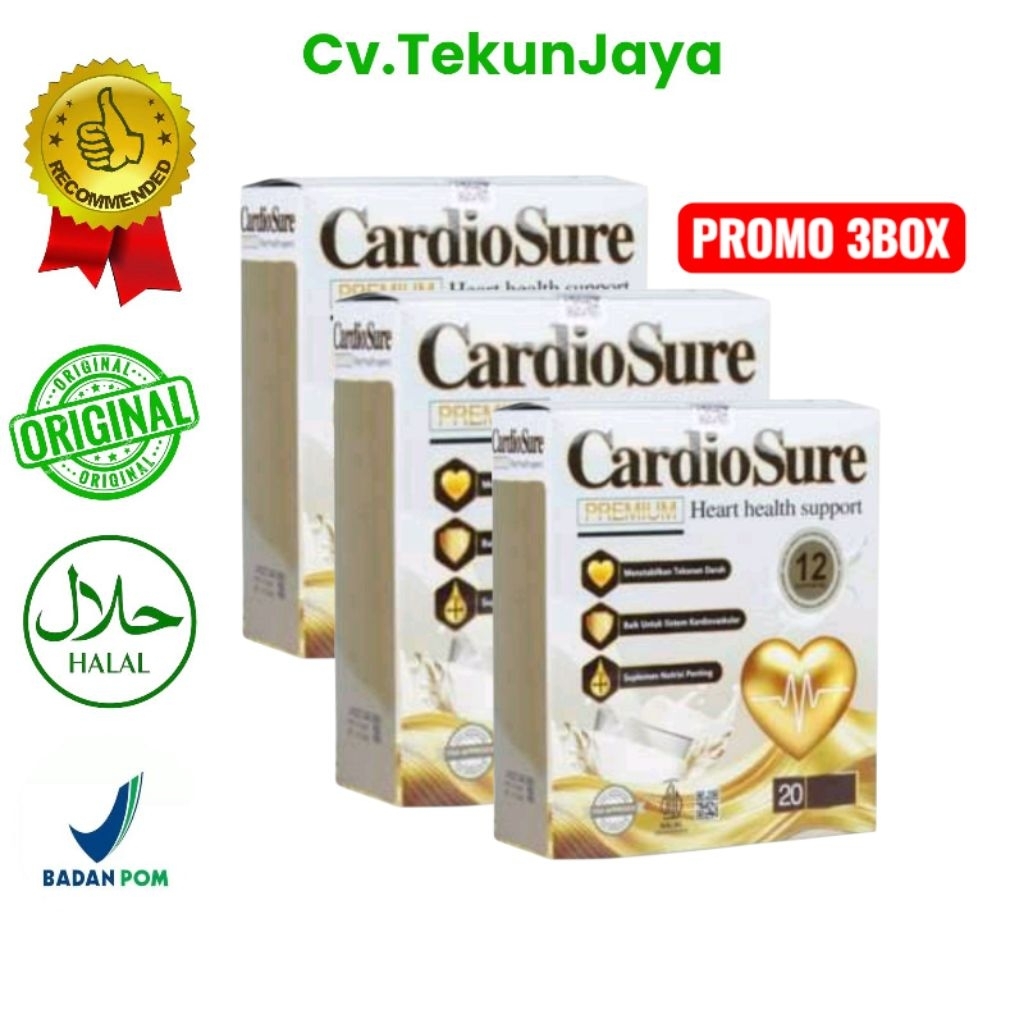 

PROMO 3 BOX CARDIOSURE MILK Atasi Asam Urat Hipertensi dan Kolesterol