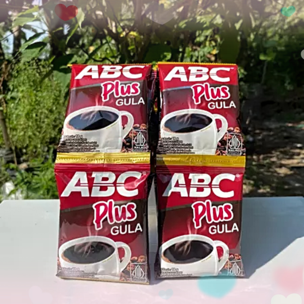 

ABC PLUS GULA 18GRAM KOPI INSTAN 2IN1 RENCENG ISI 12 SACHET