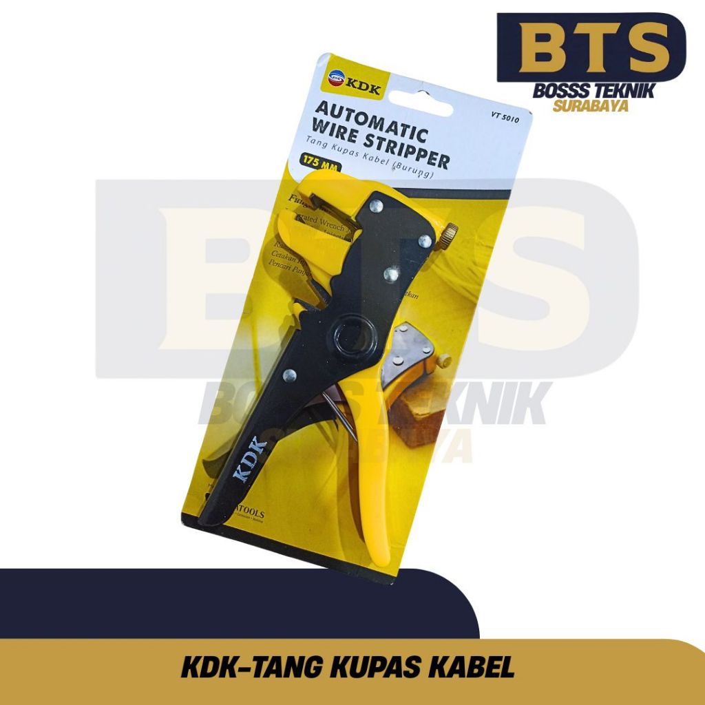 KDK Wire Stripper/Tang Potong & Kupas Kabel 0.5 - 6 mm Bahan Plastik Tang kupas kabel wire stripper 