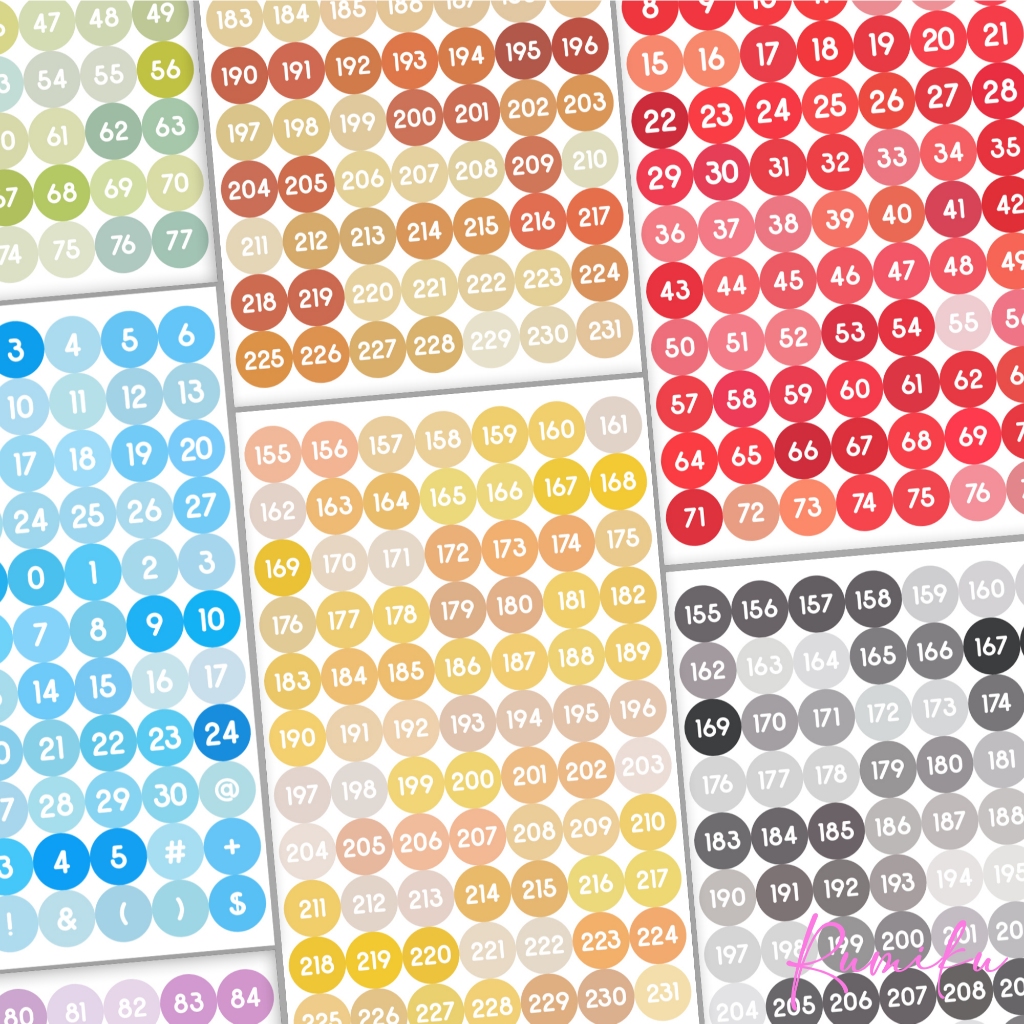 

Sticker Angka Deco Stiker Journaling Angka Aesthetic Sticker Menabung Sticker Nomor 1-308