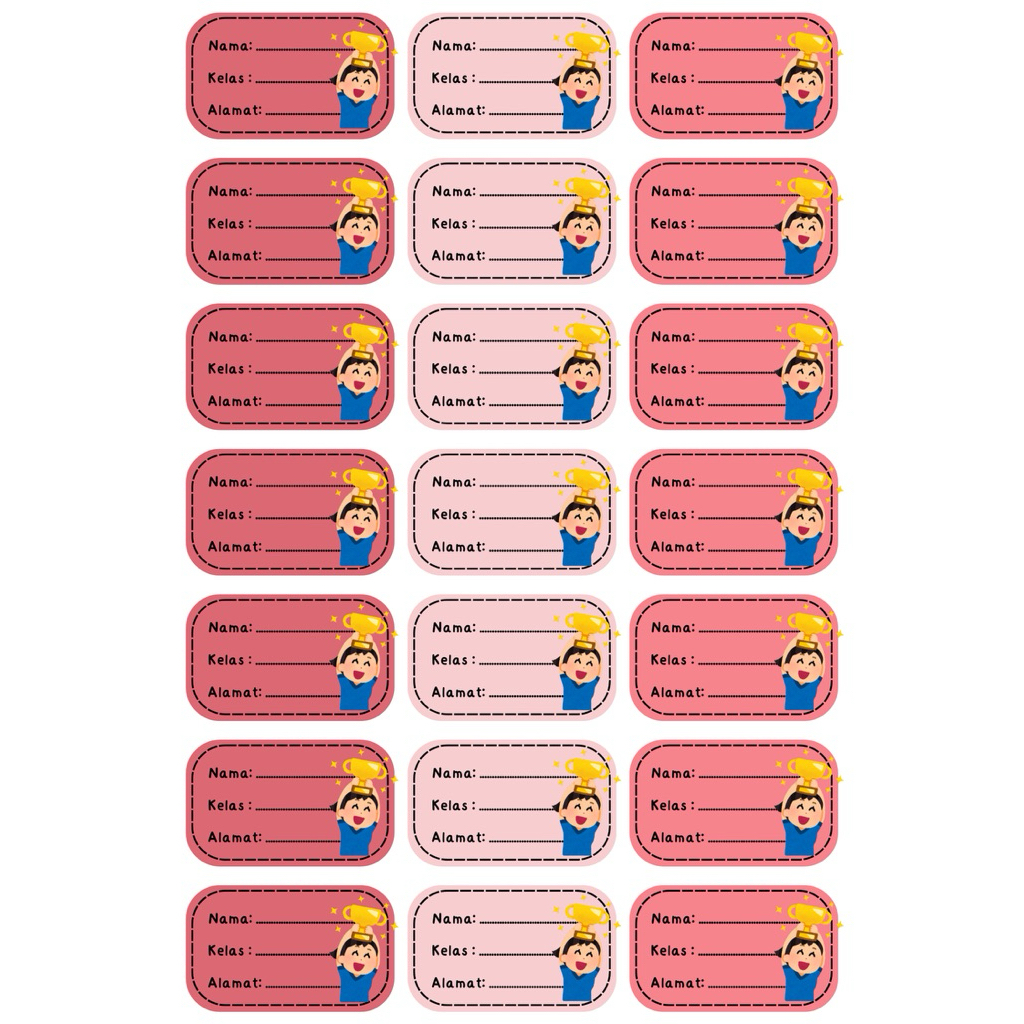 

Stiker Nama Untuk Semua Buku