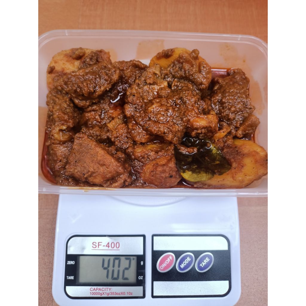 

Rendang B2 dan kentang