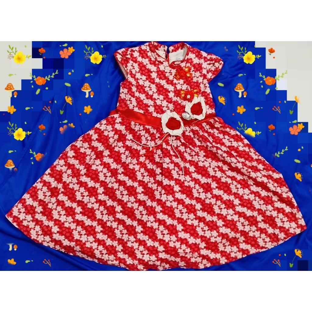 Dress Imlek Kerah Shanghai MERK DONITA original