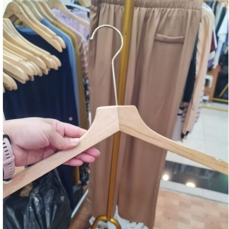 Hanger Kayu Cantolan Gold Premium