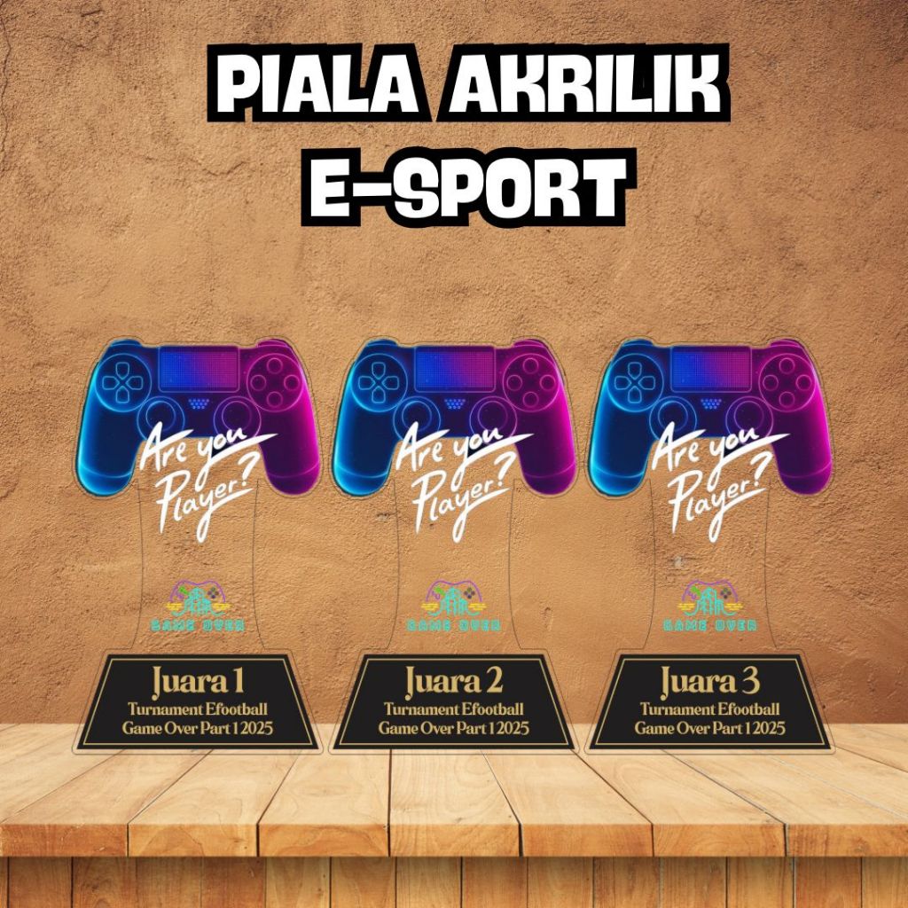 Piala E Sport Piala Games Piala Gamer Plakat E Sport Piala E Sport Piala Akrilik Piala Winning Eleve