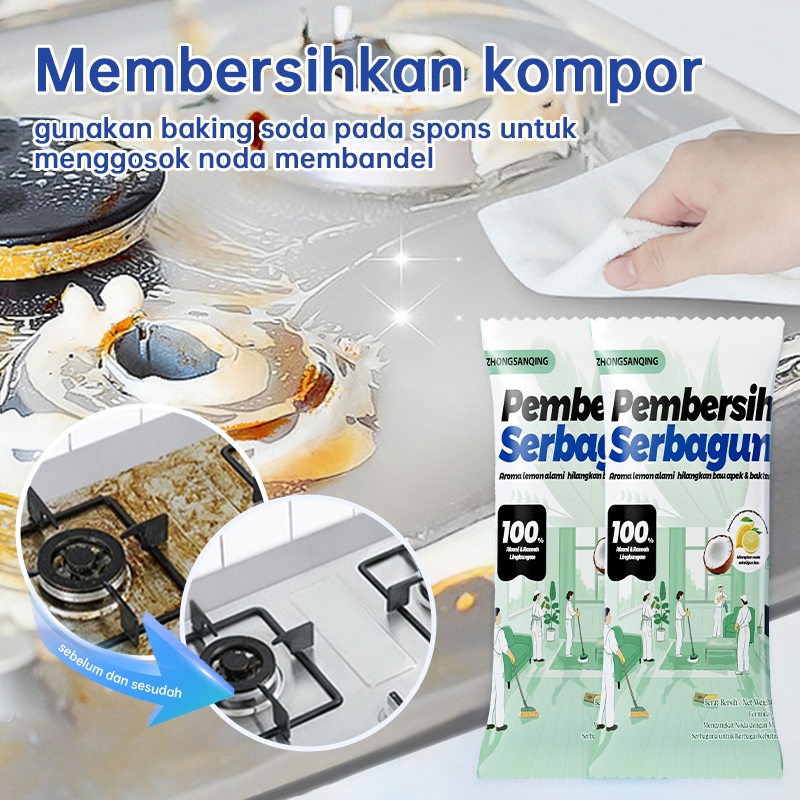ZHONGSANQING Pembersih multifungsi bersih seketika/ pembersih kulkas/Pembersih Kerak Keramik Kamar M