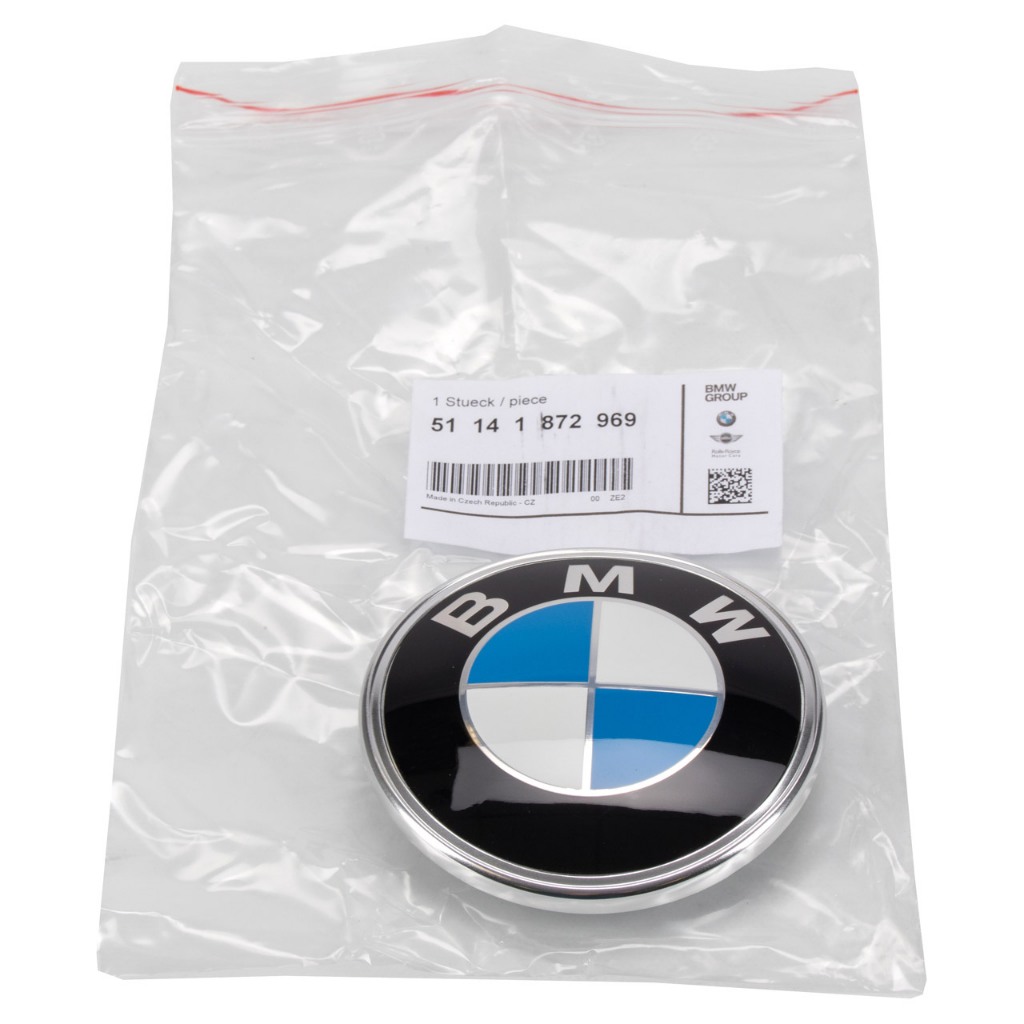 Original BMW E28 E30 E36 Logo Emblem Badge Bagasi belakang mobil