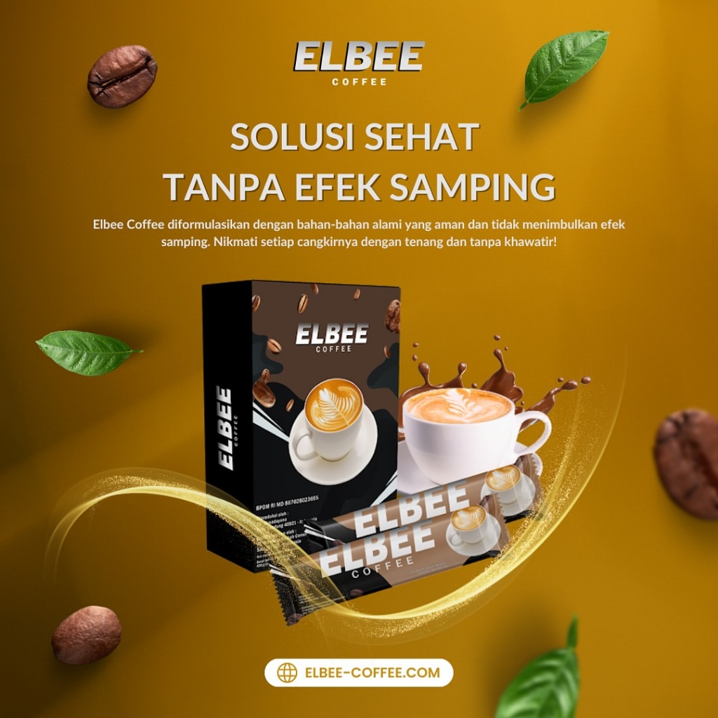 

Elbee Coffee Solusi Sehat Tanka Efek Samping original 1 box 10 sachet