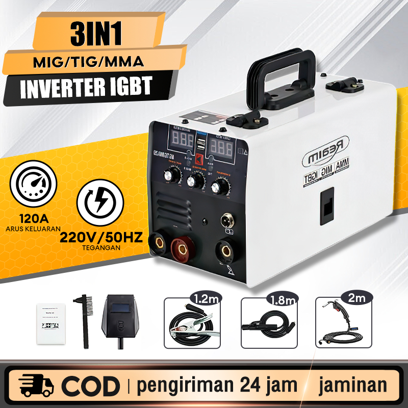 44cipay - REAIM MIG-250 Mesin Las Inverter 120A IGBT MIG/MMA Trafo Las Listrik