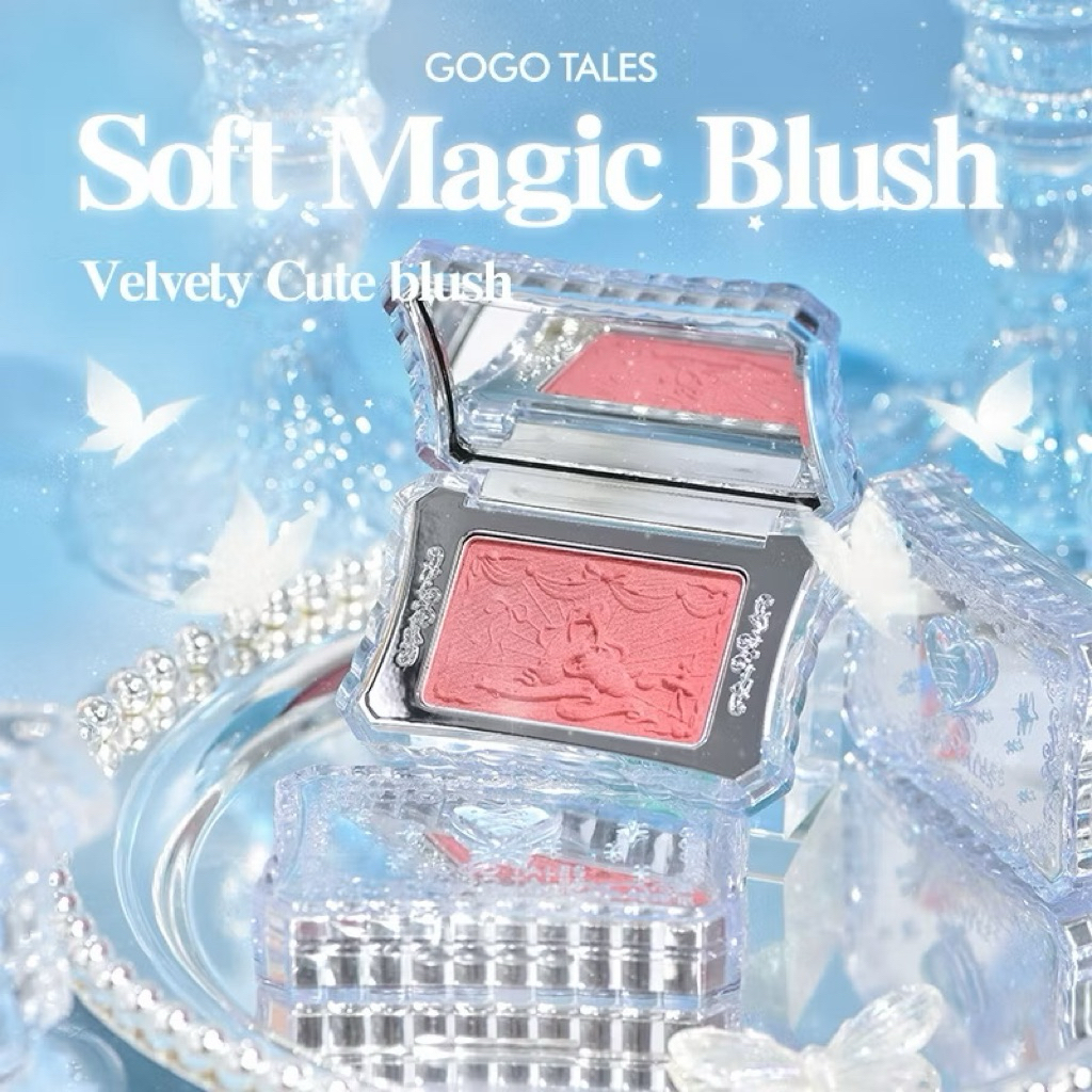 (BPOM) GOGO TALES Magic BlushGems Crystal Velvet Matte Blush On Powder GT803