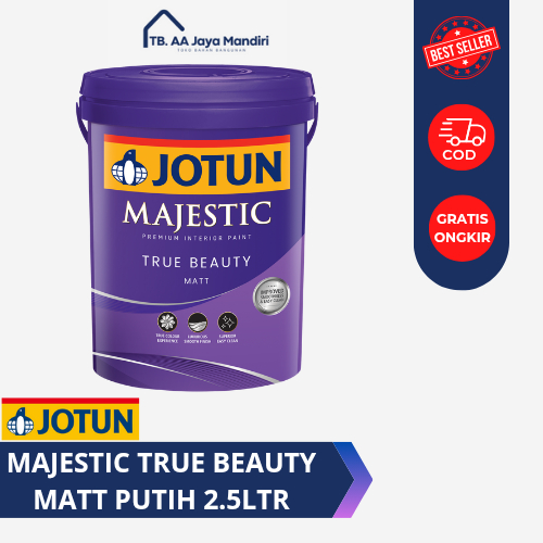 CAT JOTUN MAJESTIC TRUE BEAUTY MATT 2.5 Ltr / Jotun Majestic True Beauty Matt 2.5 ltr