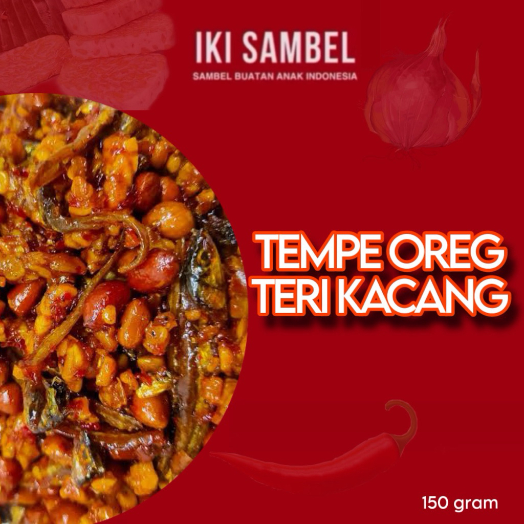 

TEMPE OREG KERING TERI KACANG