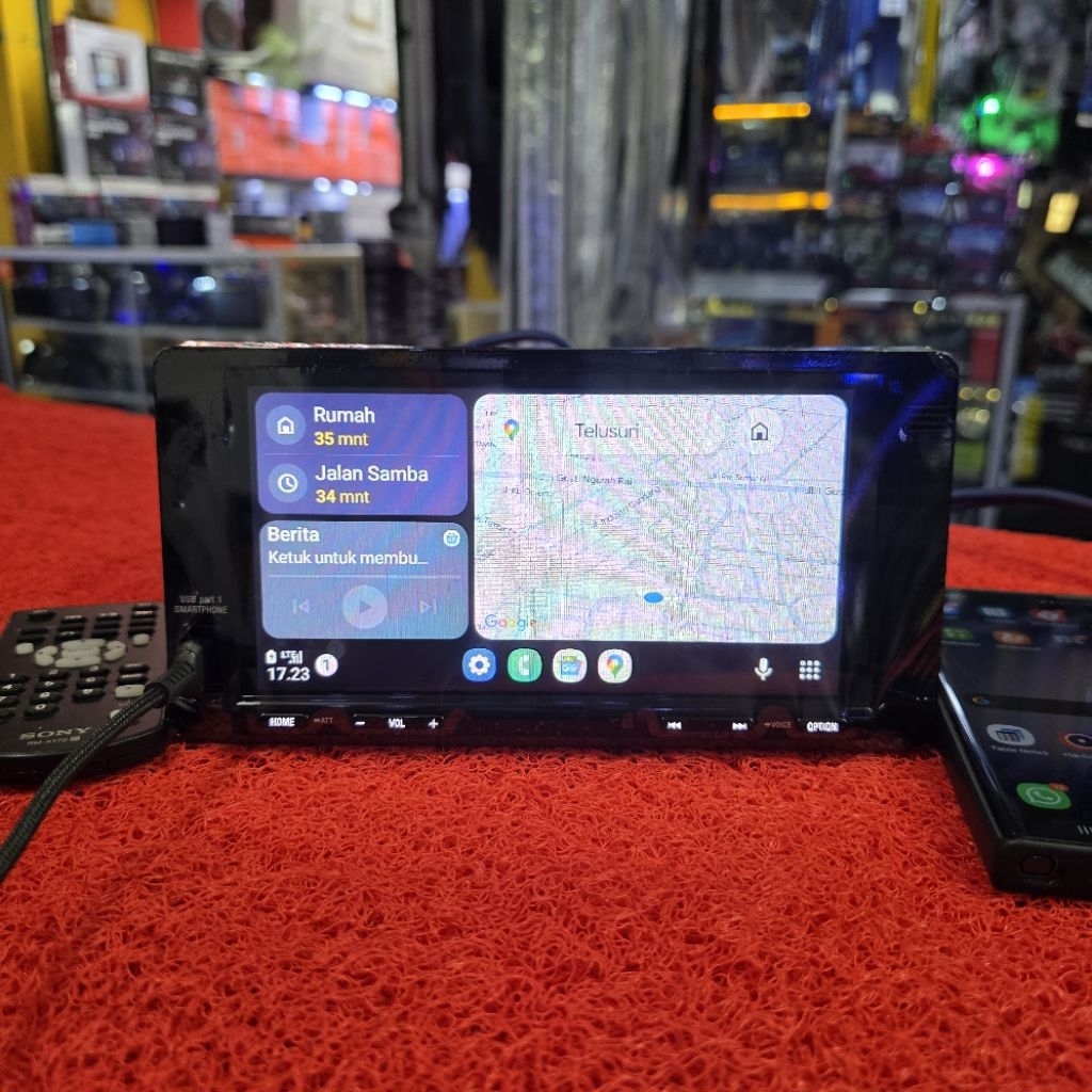 Head Unit Mitsubishi XPANDER CROSS 2021 SONY XAV-AX5110 Android Auto CarPlay USB Bluetooth Aux Radio