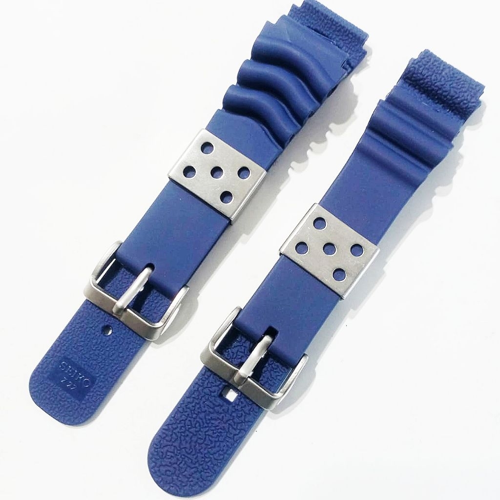 strap Rubber seiko biru