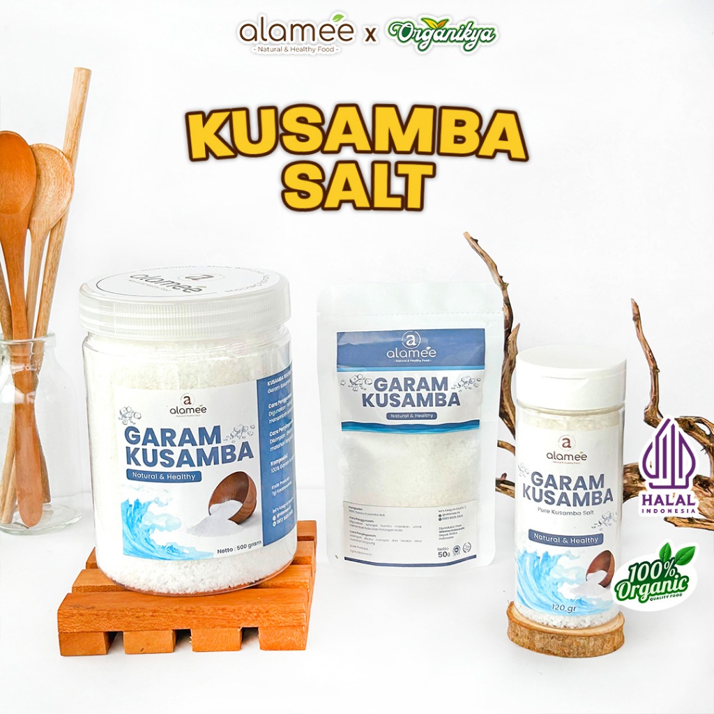 

Garam Laut Kusamba Seasalt Organic Sea Salt Laut Bali Organik Murni Natural Alami Lokal organikya