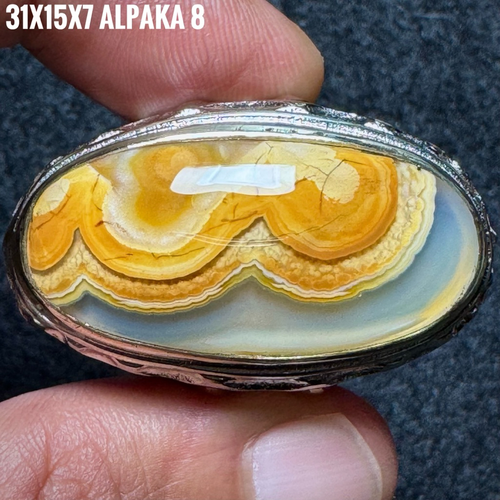 Cincin Batu Akik Natural Lafadz Allah (Asli Alam)