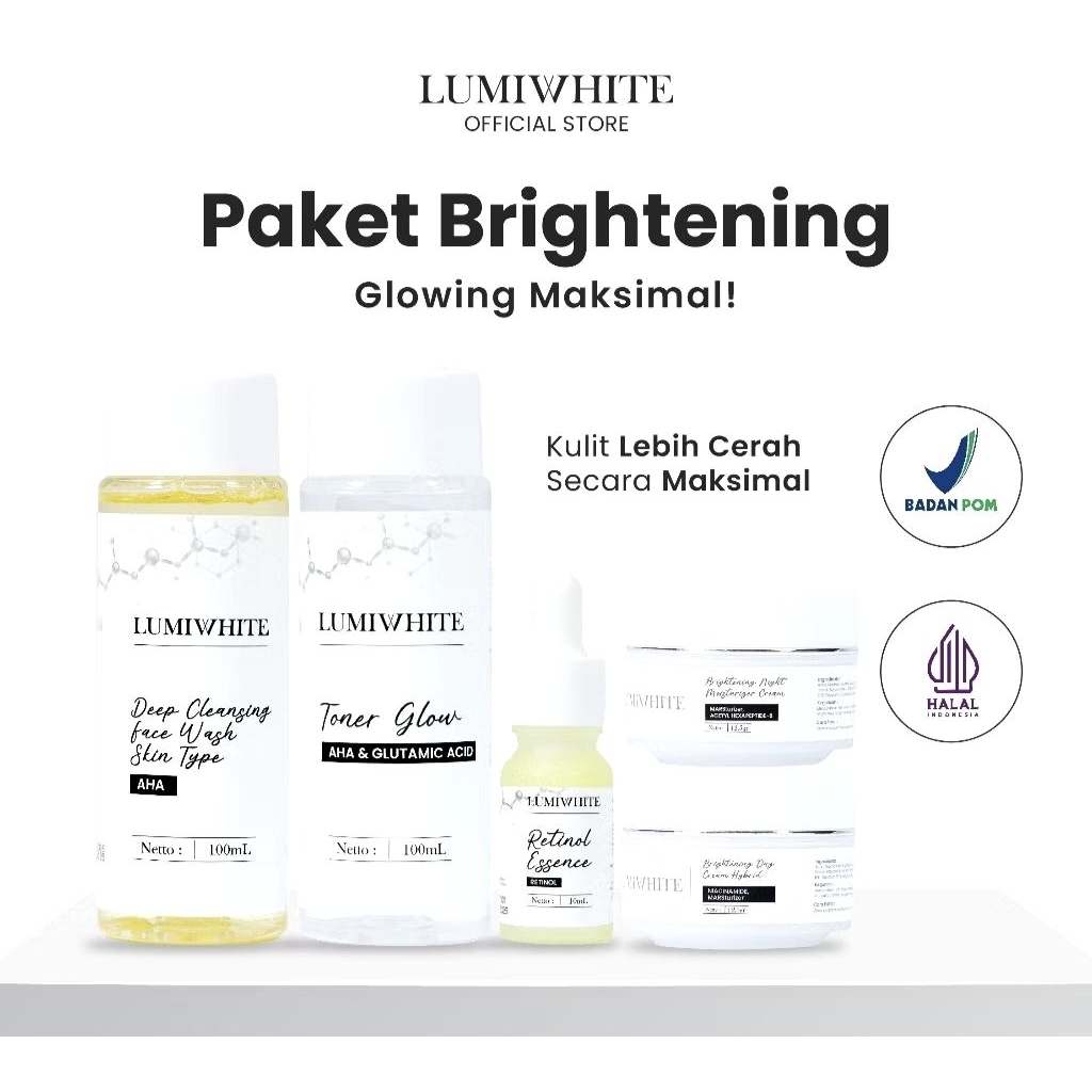 LUMIWHITE Brightening skincare mencerahkan ECER