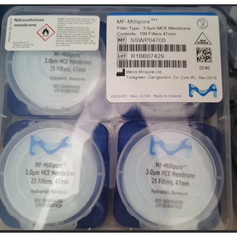 MF Millipore MCE Membrane Filter 47mm Pori 3,0 Um SSWP 04700