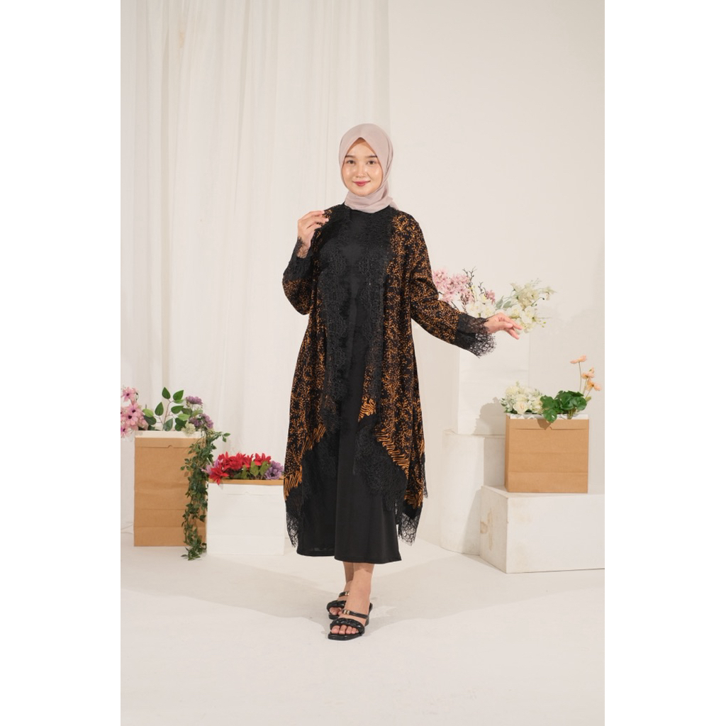 Outer Batik Cap Anjani Lili  Brokat