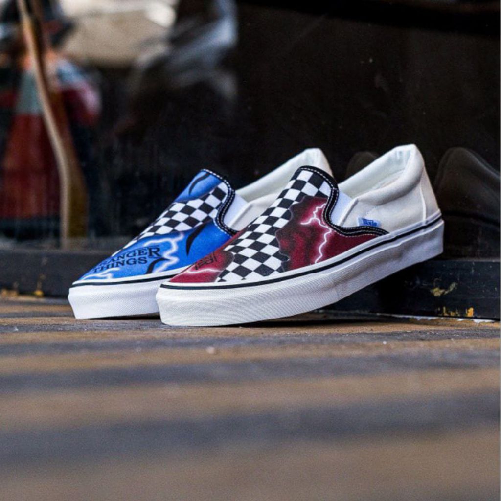 Vans Slip On Costume X Stranger Things Checkerboard